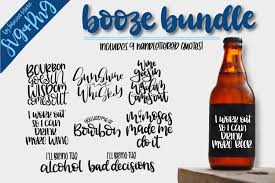 Download Booze Quote Bundle Handdrawn Alcohol Quotes Digital Download Svg Png By Sabrina Marie