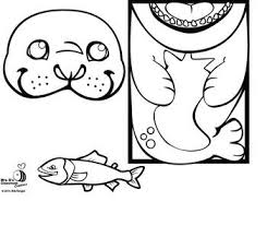 Seal Paper Bag Puppet With Count And Color Fish Paper Bag Puppets Puppets Paper