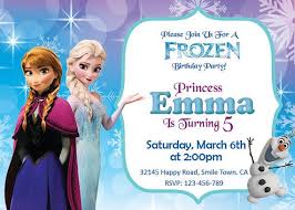 Watch our frozen video invite! 9 Best Frozen Birthday Invitations Editable Printable Printablee Com