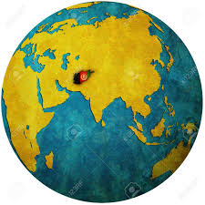 Of the 31 million or so afghan residents, 42% are pashtun, 27% tajik, 9% hazara, 9% uzbek, 4% aimak, 3% turkmen, 2% baloch and 4% fall into an unspecified other group. Isolated Over White Territory Of Afghanistan With Flag On Globe Map Stock Photo Picture And Royalty Free Image Image 19734335