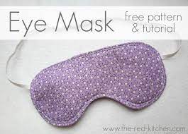 Eye Mask Sleep Mask Free Pattern Tutorial Perfect For Cat Naps Headaches Or Spa Days Sewing Projects Sewing Projects For Beginners Sewing Basics