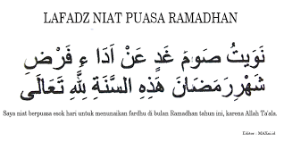 Nawaitu souma syahri ramadhana kul'lihi lil'lahi ta'ala. Niat Puasa Ramadhan Yang Baik Benar Menurut Syariah Maxsi Id