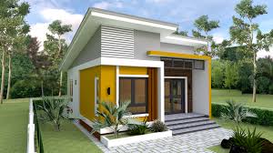 Horizontal home design, rectangular home designs. House Plans 6 5x8 5m With 2 Bedrooms Samhouseplans