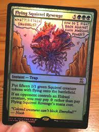 Flying Squirrel Revenge Proxy Magic The Gathering Cards Magic Cards Magic The Gathering