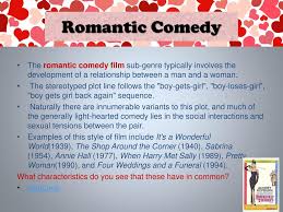 This has become a stereotypical convention of a. Comedy Unit Romantic Comedy Film Studies Ppt Download