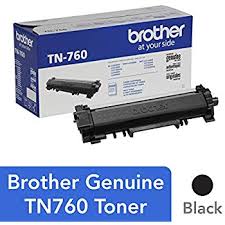 Brother Genuine Cartridge Tn760 High Yield Black Toner