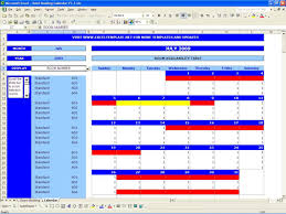 Booking And Reservation Calendar Exceltemplate Net