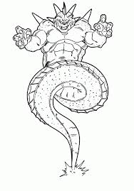Keep your kids busy doing something fun and creative by printing out free coloring pages. Free Printable Dragon Ball Z Coloring Pages For Kids Dragon Ball Art Dragon Pictures Dragon Ball Z