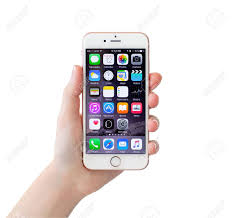 Iphone 6s rose gold 64 gb yurtiçi kayıtlı i̇kinci el cep telefonu. Alushta Russia November 12 2015 Isolated Woman Hand Holding Stock Photo Picture And Royalty Free Image Image 49317000