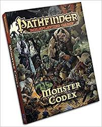 pathfinder roleplaying game monster codex amazon co uk