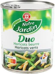 Duo Haricots Verts Beurre Notre Jardin 445 G