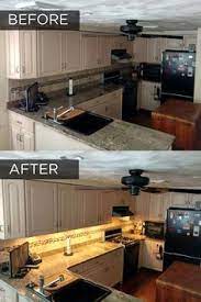 Is it lacking the brilliance of culinary inspiration? Before And After Adding Under Cabinet Lighting To A Kitchen Cabinet Lighting Kitchen Under Cabinet Lighting Under Cabinet Lighting