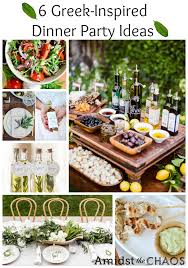 Snack recipe ideas for your oscar/academy awards watch party: Greek Inspired Dinner Party Ideas Amidst The Chaos