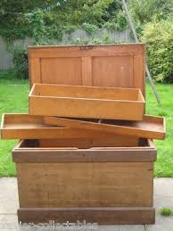 Theres an antique wooden box to suit every style and period. Huge Old Antique Vintage Wood Iron Carpenter Wooden Tool Chest Box Cabinet Trunk Wooden Tool Chest Wooden Tools Wood Tool Box