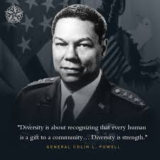 Today, we celebrate Colin L. Powell, 12th chairman of the Joint Chiefs of  Staff (the highest military position in the Department of Defense), and the  first African American to serve as Secretary