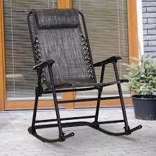 Zero gravity lawn chairs and lounge chairs are foldable for easy portability and storage. Garden Chairs Swings Benches Outsunny Folding Rocking Chair Outdoor Portable Zero Gravity Chair Grey Garden Patio Tallergrafico Com Uy