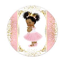 Little Princess Labels Baby Shower Favor Stickers Set Of 40 African American Princess Royal Birthday Stickers Buy Online In Ecuador At Desertcart 88776911