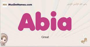 Abia - Meaning Of The Muslim Baby Name Abia
