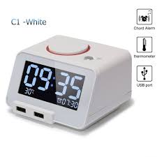 Oct17 wooden alarm clock w/ wireless qi charging. Buy Iristime Homtime C1 Alarm Clock Speaker Dual Port Usb Charging Station Phone Charger Home Dimmable Alarm Clocks For Iphone 5 5s Iphone 6 6 Ipad Ipad Mini Smart Phones Tablets In Cheap