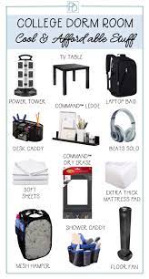 Cool And Affordable College Door Room Pieces Post Includes A Packing List Organized By Dorm Room Supplies College Dorm Room Essentials College Dorm Essentials