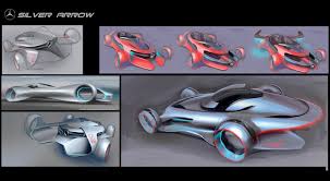 Mercedes Silver Arrow Concept Design Sketches Mercedes World Design Sketch Concept Cars
