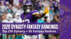 Advanced rankings, stats, analysis, and mobile app from the fantasy footballers. 2020 Top 250 Dynasty Rankings Top 50 Rookie Rankings