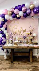 Pin By Mercedes Colin On Baby Shower Baby Shower Purple Girl Baby Shower Decorations Butterfly Baby Shower