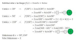 Check spelling or type a new query. Contoh Soal Nilai Maksimum Dan Minimum Turunan Trigonometri Contoh Soal Terbaru