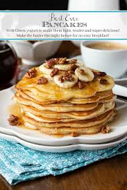 Best Ever Pancakes With Greek Yogurt Recipe Breakfast Food Tasty Pancakes