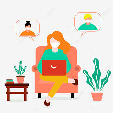 Check spelling or type a new query. Work From Home To Reduce Covid 19 Office Girl Social Networks Office Clipart Trabajar Desde Casa Quedarse En Casa Png And Vector With Transparent Background For Free Download