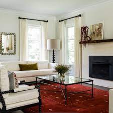 While the classic blue grasscloth wallpaper, floor lamp, and curtains set the stage for a traditional living room, designer heather hilliard added some unexpectedly edgy. 75 Beautiful Dark Wood Floor Living Room Pictures Ideas May 2021 Houzz