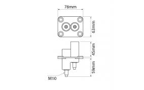 Cat Type Jump Start Connector Receptacle Prolec Australia