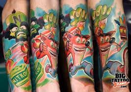 Ever since games graduated from rendering pixelated plumbers to creating more and more here we have the 19 sickest tattoos in gaming, starting with. Amazing Video Game Tattoo On Sleeve By Ink Done Right