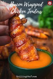 However, if you would like to continue boiling the chicken, i would make sure that the pieces are. Bbq Bacon Wrapped Chicken Tenders Grilling 24x7