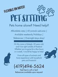 For pet sitting (at your home) we also match your pet(s) with the best human companion that he/she will absolutely love! Pet Sitting Pet Sitting Bowling Green Oh Phone Number