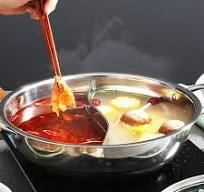 1 Set of Stainless Steel Hot Pot Kitchen Cooking Pot Restaurant Soup Pot  for Home Restaurant