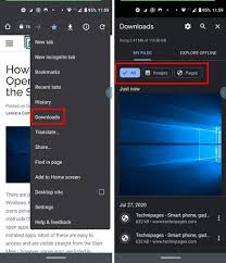 Install an app from google play and, while the installer takes the form of an apk files, you're never given the opportunity to download the file directly. How To Access Your Chrome Downloads In Android 10 Technipages