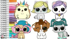 Check spelling or type a new query. Lol Surprise Pets Coloring Book Compilation 80s Hog Splash Meow Paws If Cheer Pup And More Youtube