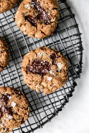 Healthier Coconut Chocolate Chip Oatmeal Cookies Gluten Free Recipe Oatmeal Chocolate Chip Cookies Gluten Free Oatmeal Cookies Chocolate Chip Oatmeal