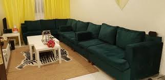 كنب مجلس للبيع لون زيتي