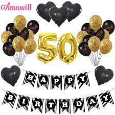 50th birthday ideas for fun themes, memorable gift suggestions, decorations that pop, and tips for engaging and entertaining your guests. Amawill Cheers 50th Birthday Gold 32inch Number Balloons Happy 50 Years Old Party Decorations Men Women Party Favors Supplies 8d Supplies Party Aliexpress