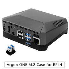 Argon One M 2 Aluminum Case For Raspberry Pi 4 Model B With M 2 Ssd Expansion Slot Gpio Cover Cooling Fan For Raspberry Pi 4 Demo Board Accessories Aliexpress