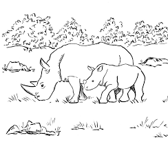 The spruce / miguel co these thanksgiving coloring pages can be printed off in minutes, making them a quick activ. Rhino Coloring Page Art Starts