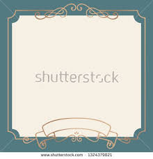 Stock Vector Golden Vintage Ornament Frame Vector Coffee Subscription Fresh Coffee Beans Office Coffee