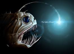 Fish By Al2017 Deviantart Com On Deviantart Fish Illustration Deep Sea Creatures Fish Sculpture