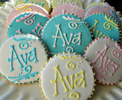 Pin By Cassie On Cookies Monogram Cookies Baby Shower Cookies Creative Cookies
