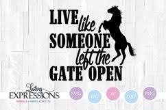 Download Someone Left The Gate Open Horse Quote Svg 206309 Svgs Design Bundles