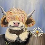 Daisy Cow - Tipsy Brush Painting Party!