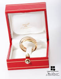 See more ideas about trinity ring, cartier ring, cartier. Cartier Trinity Ring Mit Box 750 Gold Gr 55 Luxus Klassiker Juwelier Archiv Der Lubecker Vintage Juwelier Dennis Suitner E K