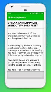 This app provides guide to unlock any android devices and others. Unlock Any Device Guide Latest 2020 1 4 Apk Download Device Password Qasim A S Mobile Guide Apk Free